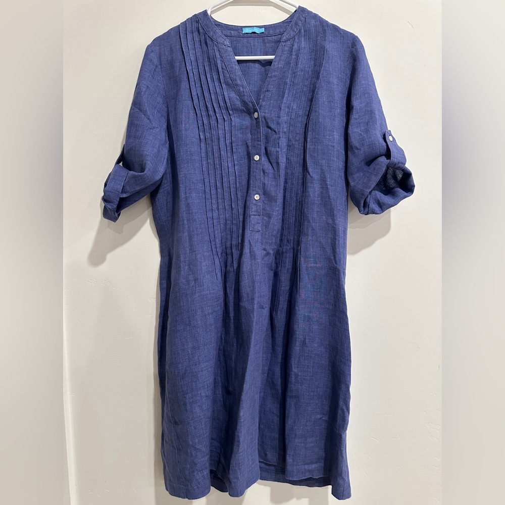 J. McLaughlin Riviera Linen Dress, Size Small